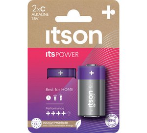 itson itsPOWER paristot Alkaline LR14IPO/2CP