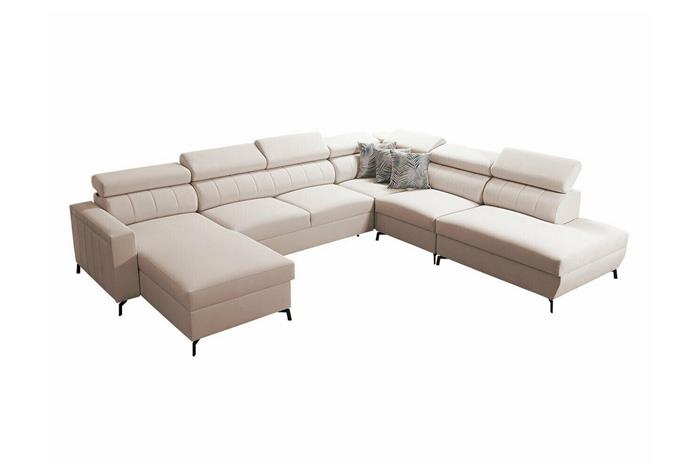 Galbally 5-sits Hörnbäddsoffa beige -