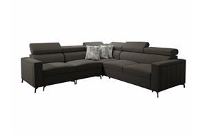 Galbally 4-sits Hörnbäddsoffa Black -
