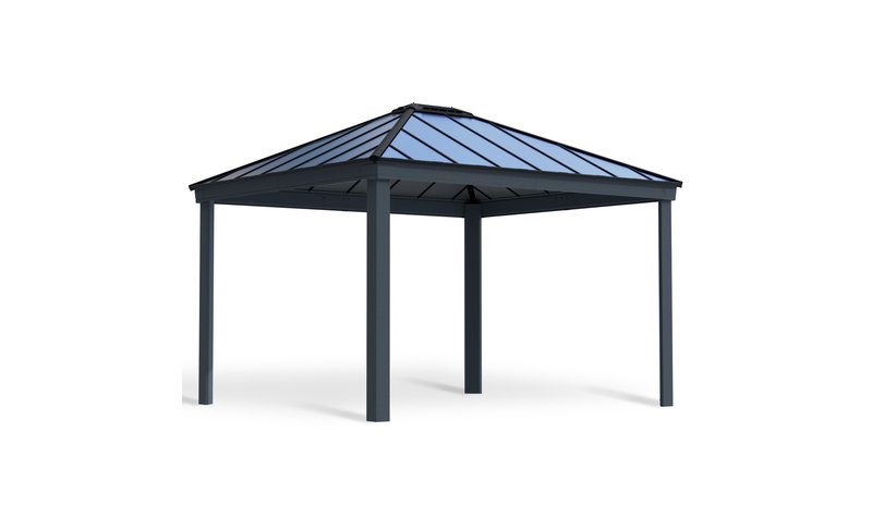Canopia by Palram Dallas 4.2 x 4.8 m harmaa paviljonki