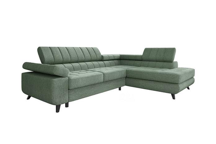 Kintore 3-sits Hörnbäddsoffa Light green -