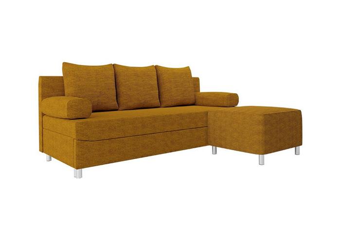 Kintore 2-sits Bäddsoffa Dark yellow -
