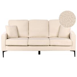 3-istuttava sohva Gavle - Beige, musta/Bouclé
