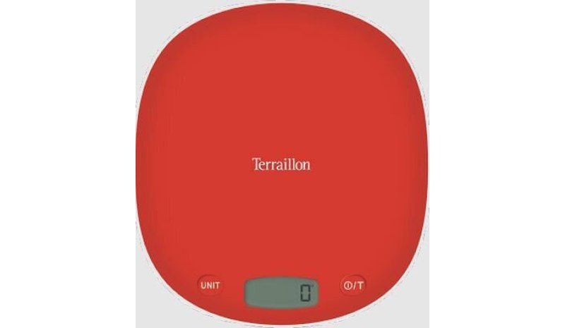 Keittiövaaka Terraillon Macaron+ punainen elektroninen keittiövaaka 5 kg