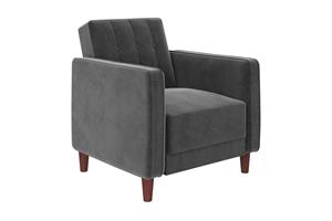 Nojatuoli Pin Tufted - Harmaa