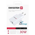 Swissten GaN, USB-C / USB, 3A