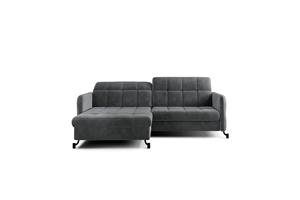 Divaani Eltap Lorelle 225x160x105 cm - Paros 06, Harmaa, Vasen