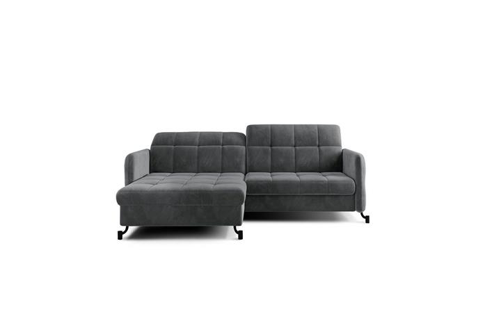 Divaani Eltap Lorelle 225x160x105 cm - Paros 06, Harmaa, Vasen