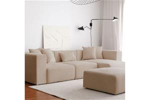 Yolo Sohva med Divan 6-sits - Beige