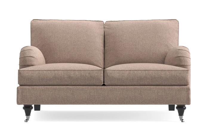 Howard Classic 2-istuttava Kangassohva - Tummabeige