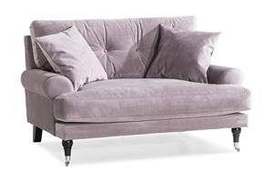 Loveseat Webber Sametti - Liila Kromi