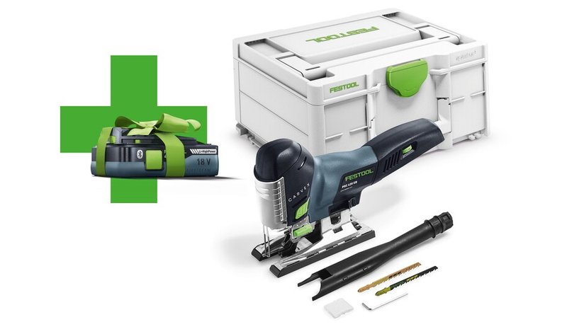 Festool PSC 420 EB-BASIC-4,0 CARVEX (577026) 18V 1x4,0Ah, akkupistosaha