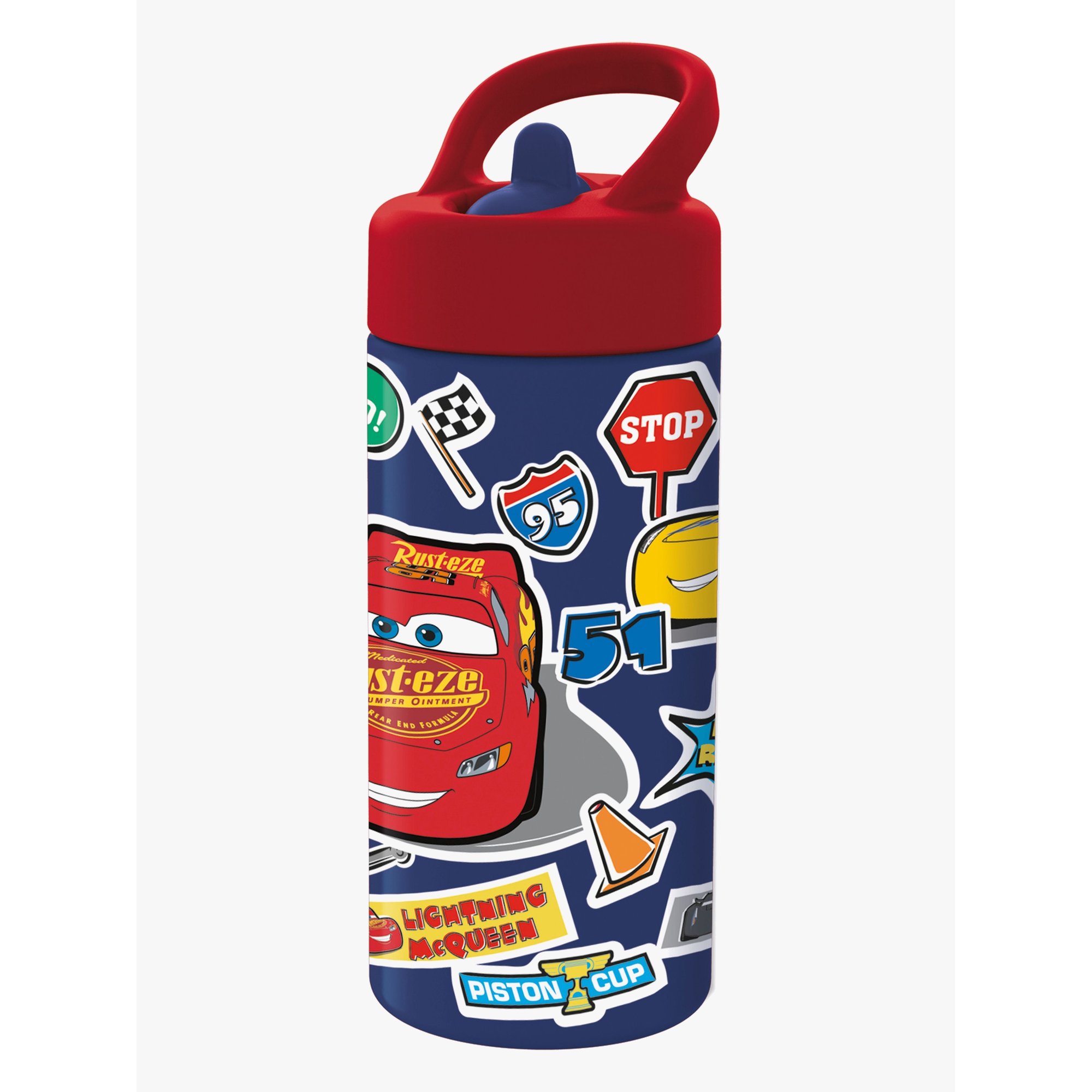 Euromic CARS sipper water bottle 410ml