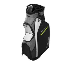 Wilson - Feather Cartbag â€“ Black/Grey/White