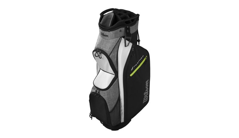 Wilson - Feather Cartbag â€“ Black/Grey/White