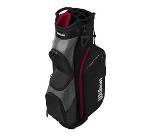 Wilson - Feather Cartbag â€“ Black/Red/Grey