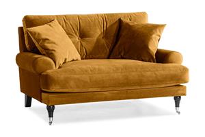 Loveseat Webber Sametti - Meripihka Kromi