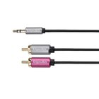kaapeli jack 3,5 - 2rca stereo 3,0 m kruger&matz