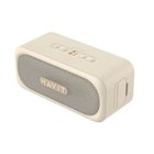 Bluetooth 5.3 langaton kannettavan kaiutin, TWS, TF, AUX, hands-free puhelu, IPX7, 2000 mAh - Havit (SK905BT) - Beige