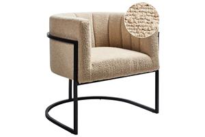 Nojatuoli Larvik II Beige/musta - Beige/musta