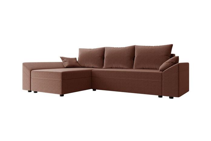 Midfeld 3-sits Hörnbäddsoffa Brown -