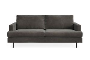 Menard Compact 3-istuttava Manchestersohva - Tummanharmaa