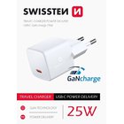Swissten GaN Mini, USB-C 25W PD