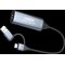 MicroConnect HDMI -videokaappauslinkki USB-C:hen ja USB-C – kuva 1
