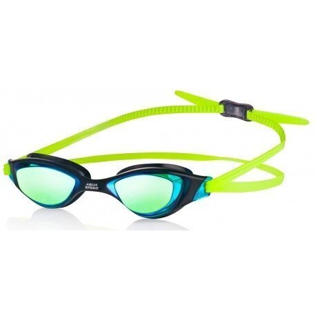 AQUA-SPEED XENO MIRROR -uimalasit, keltainen/sininen, Uintitarvikkeet