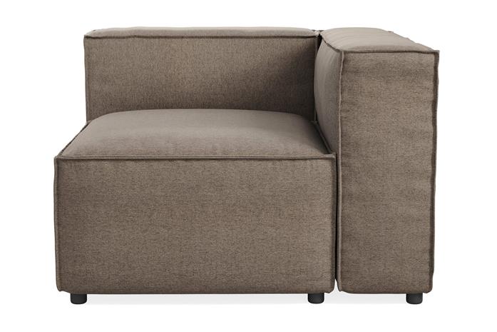 Cubo 1-istuttava Oikeanpuoleinen Moduuli Kangas 108 cm leveä - Harmaa