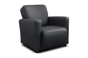 Nojatuoli Aston Musta - Bonded Leather