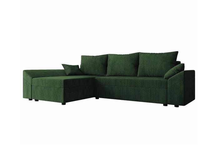 Midfeld 3-sits Hörnbäddsoffa Dark green -