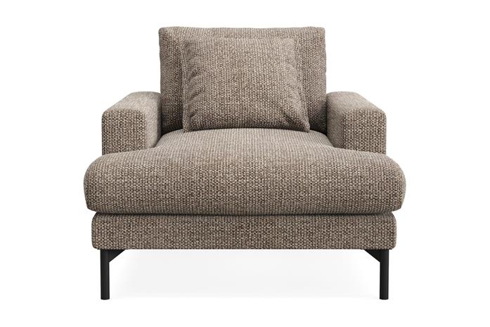 Menard Premium nojatuoli chenillestä - Ruskea