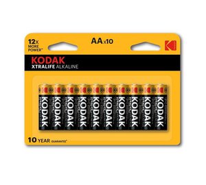 Kodak XTRALIFE AA alkaliparistot, 10 kpl