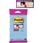 Post-it Xxl -vuoratut tarralaput 102x152mm, 45 arkkia, sininen