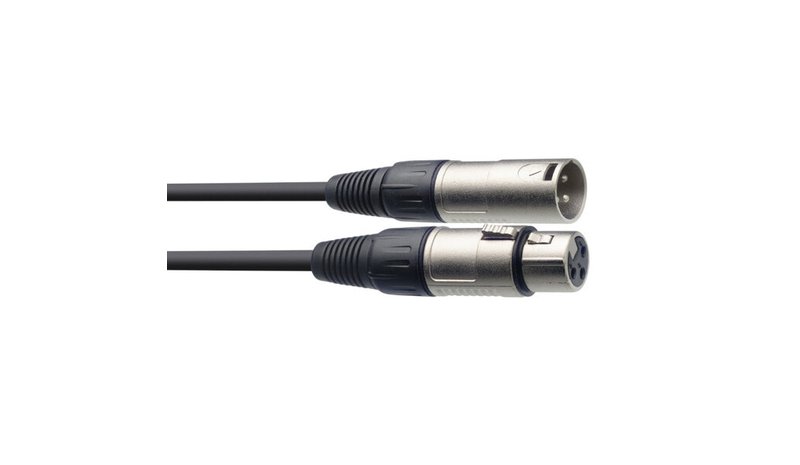 Äänikaapeli XLR/m - XLR/F 3m