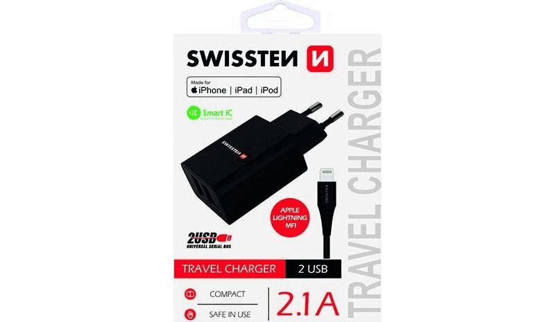 Swissten Dual Port 22056000 – kuva 1/1