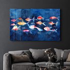 Reproduktio OGLS-8036 – eläinaiheinen seinäkoriste, 110x70 cm