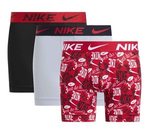 Nike Bokserit 3-pack Just Do It - Punainen/Valkoinen/Musta