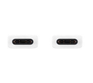 USB-C–USB-C 3A kaapeli 25 W lataus ja synkronointi 1,2 m Samsung White