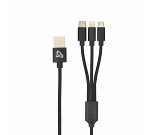 Sbox USB-A/USB3-in-1 (USB-C, micro-USB, mini-USB), 1 m