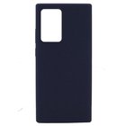 Takakuoret Evelatus Samsung Galaxy Note 20 Ultra Soft Case, jossa pohja Midnight Blue.