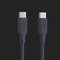 Evelatus USB C - USB C silikoninen kaapeli 1,2 m, 60 W / 20 V, 3 A, lämpimän harmaa – kuva 1