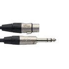 Stagg REAN XLR/f - 6,35 mm TRS 3m