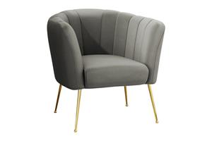 Rushmore Fåtölj Grey/Gold -