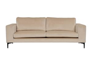 Bolero Samettisohva 3-istuttava - Beige
