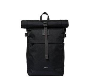 SANDQVIST SANDQVIST Icon Rolltop Backpack M - Black - ONE SIZE