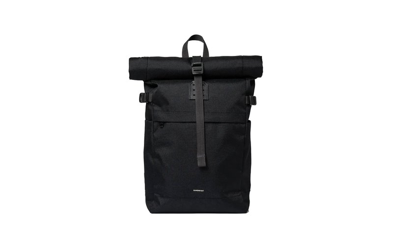 SANDQVIST SANDQVIST Icon Rolltop Backpack M - Black - ONE SIZE