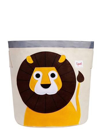 3 Sprouts Storage Container Round Home Kids Decor Storage Storage Baskets Cream 3 Sprouts