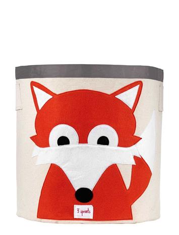 3 Sprouts Storage Container Round Home Kids Decor Storage Storage Baskets Cream 3 Sprouts